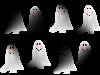 Halloween Ghosts Background