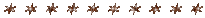 brown star divider