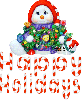 Happy holidays snowman