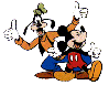 mickey & goffy thumbs up