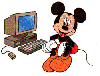 MICKEY ON THE COMPUTER