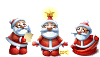 Three little Santas