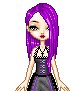 purple hair girl