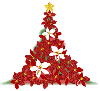 Poinsetias Christmas Tree 