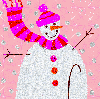 Snowman (pink)