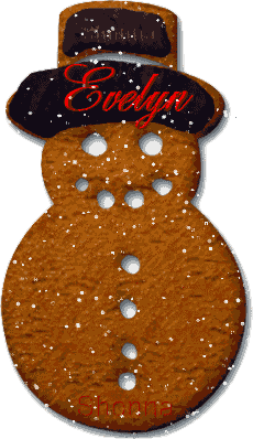 Evelyn Gingerbread Snowman Cookie