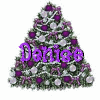 Purple Christmas Tree: Denise