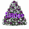 Purple Christmas Tree: Denise