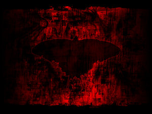 black and red with a butterlfy