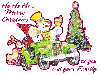 Snowman Santas Car - Ho Ho Ho Merry Christmas To You And Your Family