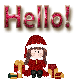 Hello- Santa girl