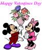 mickey & minnie happy valentines day