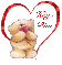Teddy Bear with heart - Hugs, Rita