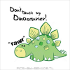 Don't touch my Dinosaurier