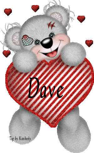 creddy bear with name Dave