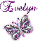 Purple butterfly- Evelyn