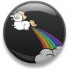 unicorn farting a rainbow