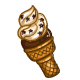 Vanilla IceCream with Whipped Cream 