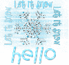 Let It Snow Snowflake