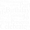 Birthday text Background