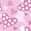 Dark Pink Hearts Background