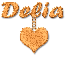Orange heart- Delia