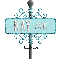 baby blue street sign kay AVE