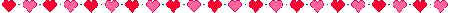 Pink and red hearts