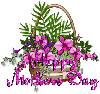 Basket of Orchids Happy Mother's Day