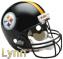 Pittsburgh Steelers helmet with name Lynn