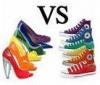 converse vs. high heels