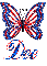 Patriotic butterfly - Dee - fg