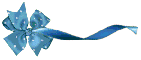 Blue Sparkle Bow