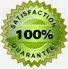 100%  satisfaction gaurantee