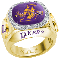 Los Angeles Lakers diamond ring ja-dion