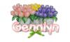 tulips with name Genalyn