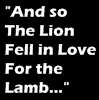 Lion <3 Lamb