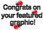 congrats on your featured graphic ladybug
