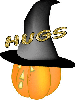 Pumpkin Witch Hat - Hugs