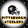Steelers Helmet (black glitter)