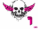 nicole pink skull