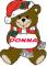 Christmas Teddy Bear - Donna
