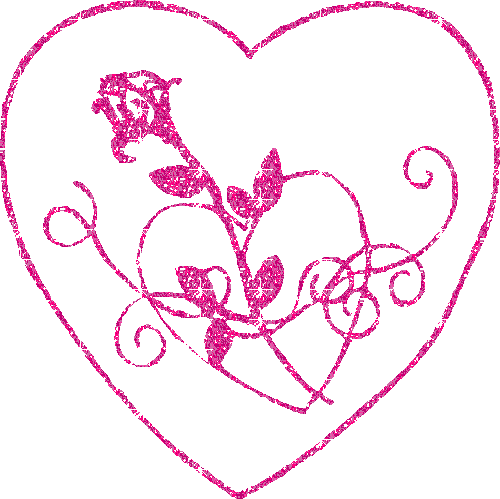 cuore con rosa
