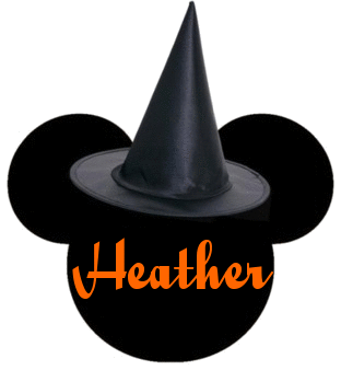 MICKEY WITCH HEAD WITH HEATHER