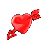 Red Arrow Heart