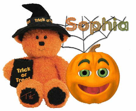 trick or treat Sophia