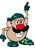 Mr. Potato Head In Green