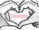 Tammy sketch heart