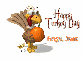 happy turkey day jane