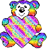 Teddy Bear - Rainbow